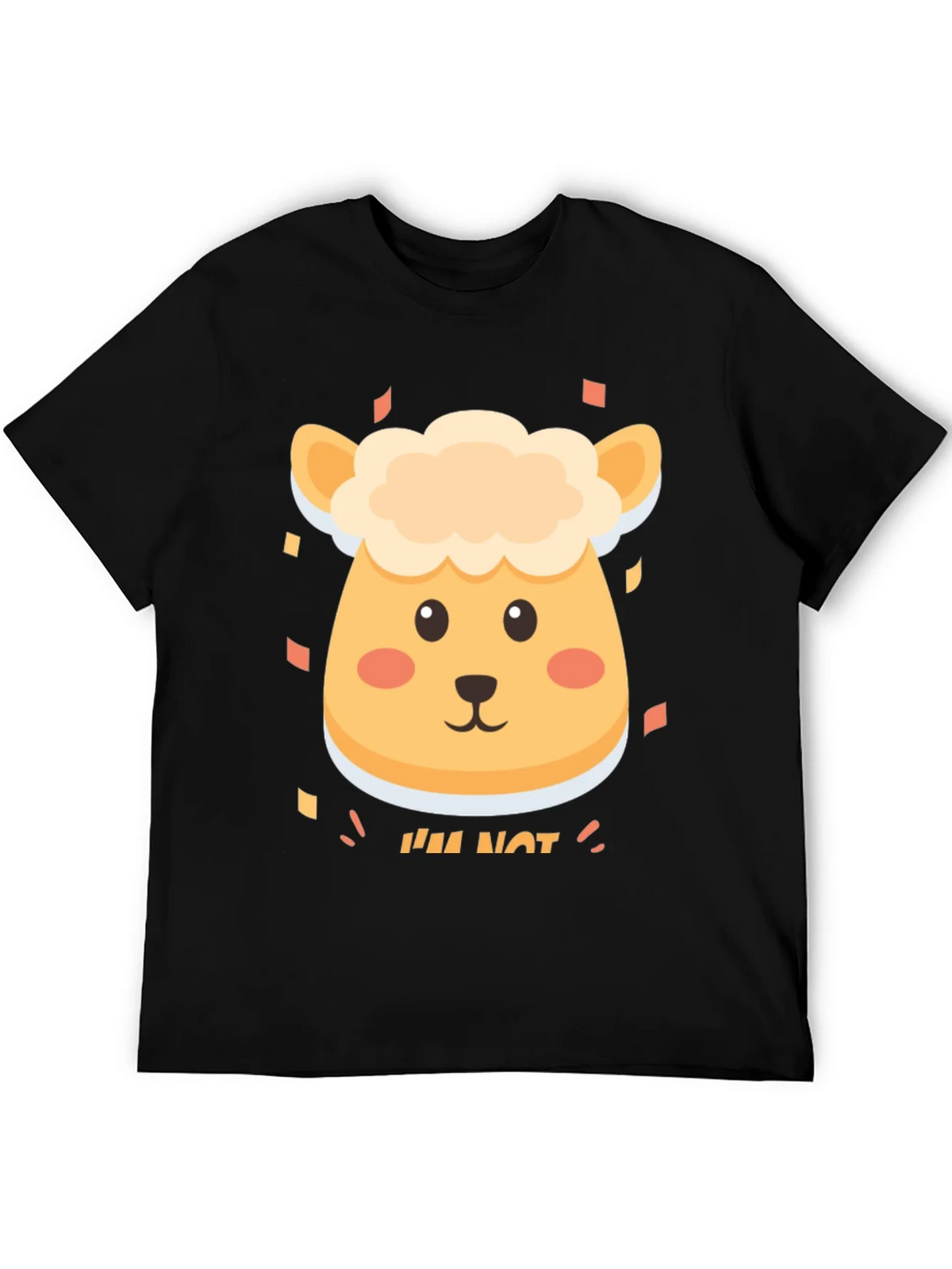 Cute Sheep Im Not T-Shirt - Soft Cotton Blend product image 4