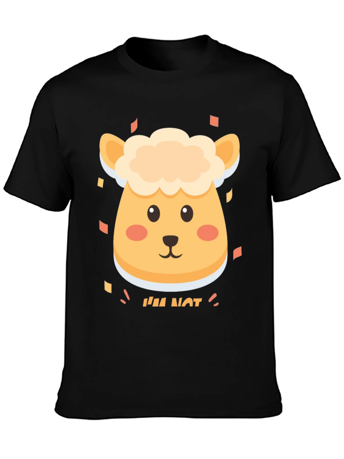 Cute Sheep Im Not T-Shirt - Soft Cotton Blend product image 3