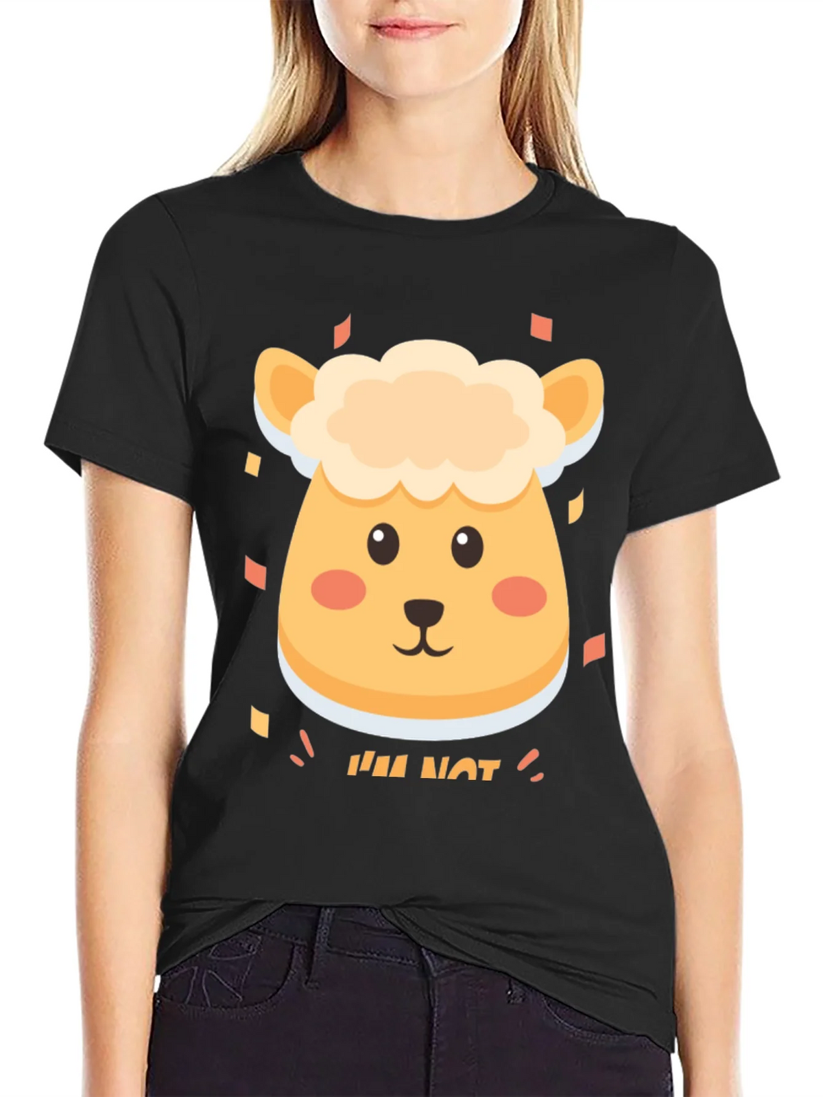 Cute Sheep Im Not T-Shirt - Soft Cotton Blend product image 2