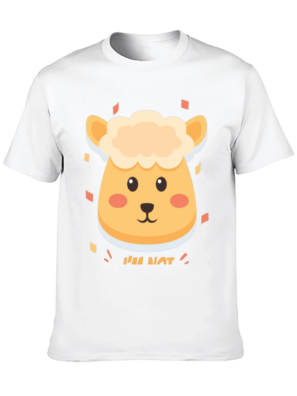Cute Sheep Im Not T-Shirt - Soft Cotton Blend product image 7