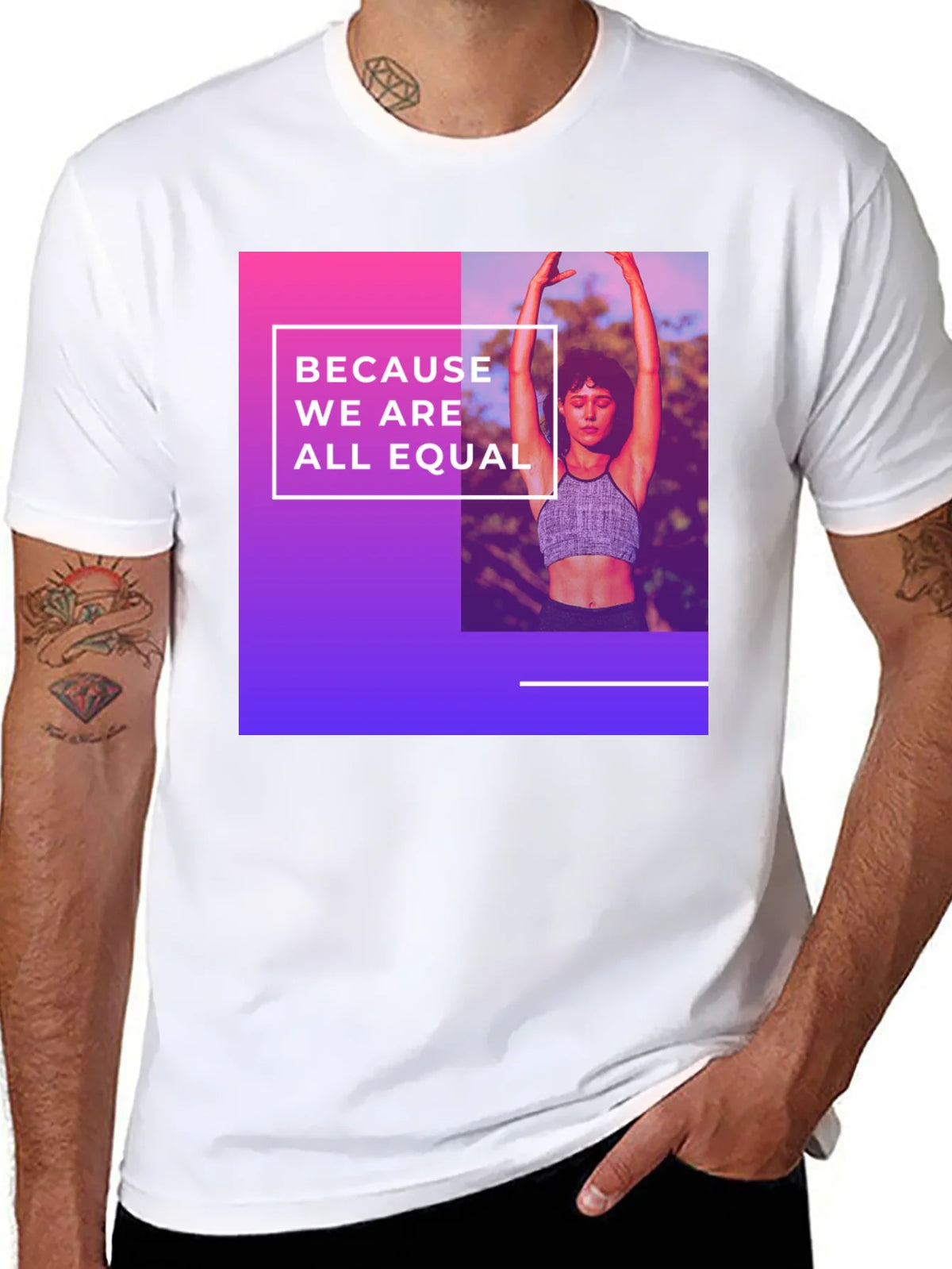 Equality T-Shirt: Because We Are All Equal product image 4