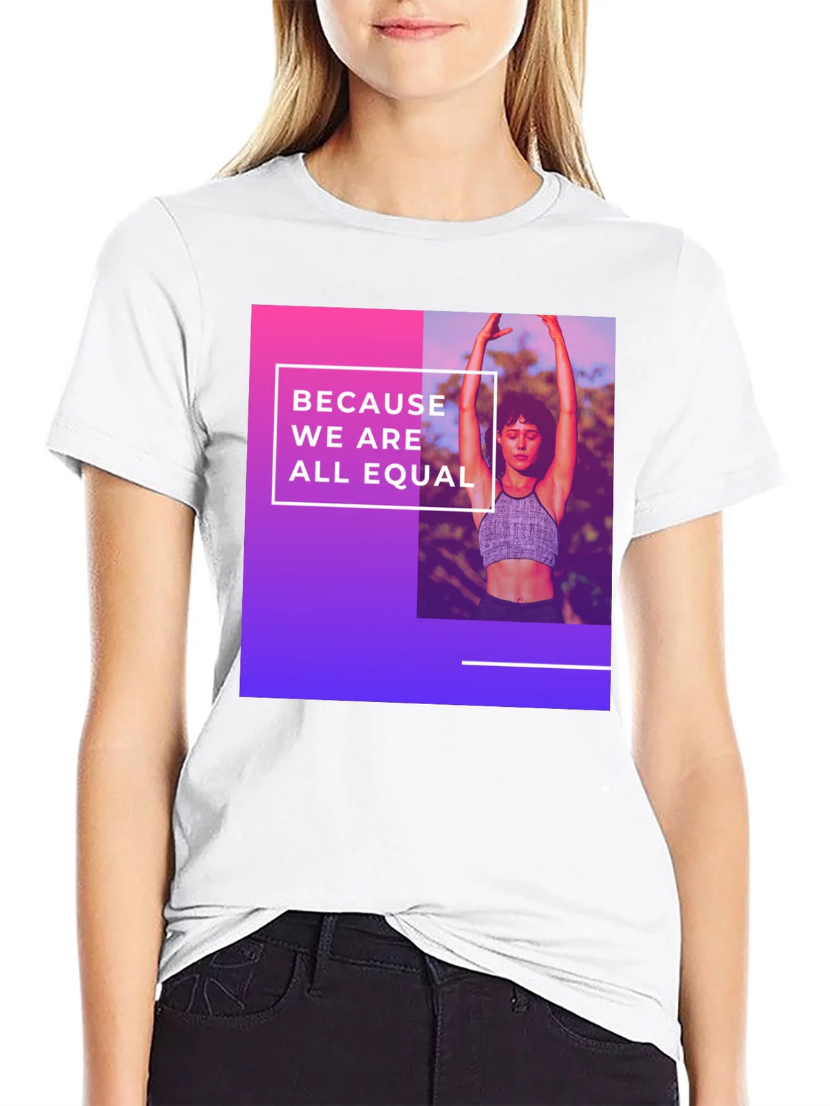 Equality T-Shirt: Because We Are All Equal product image 5