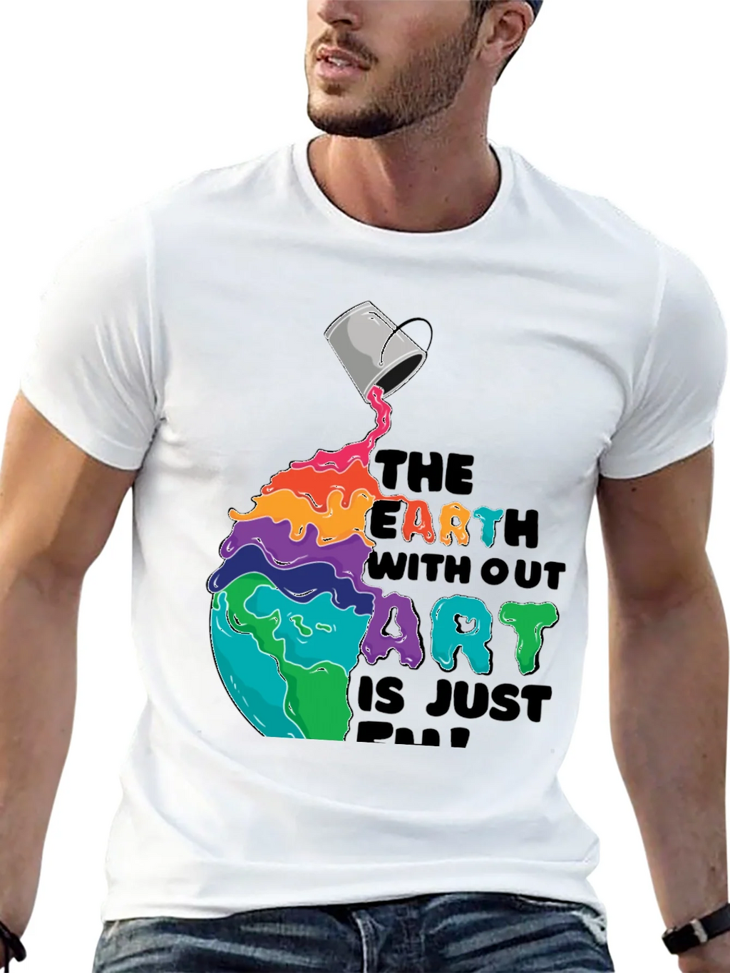 Earth Without Art T-Shirt - Colorful Graphic Tee product image 11