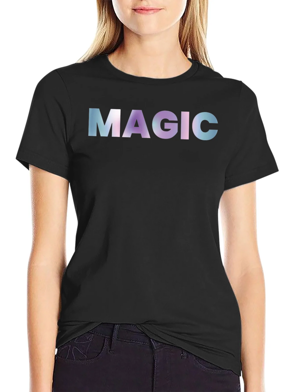 Magic Graphic Print Black T-Shirt product image 1