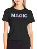 Magic Graphic Print Black T-Shirt product image 1
