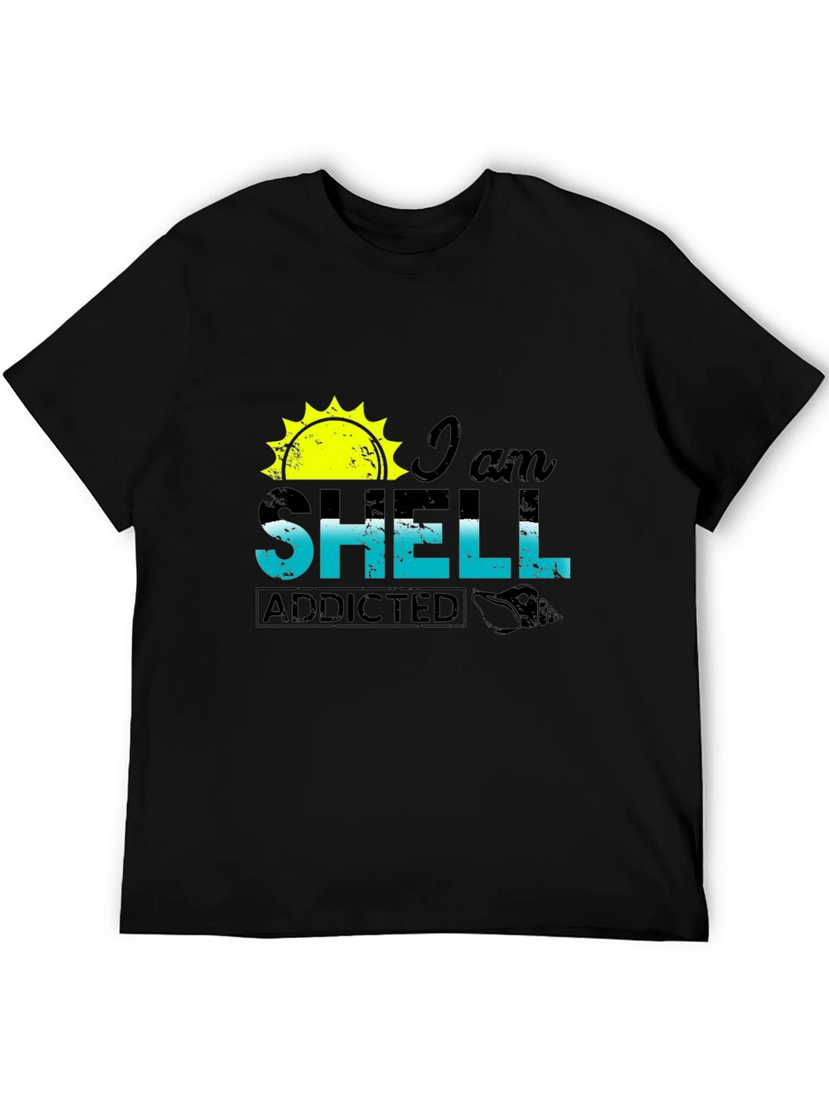 I am Shell Addicted T-Shirt - Beach Lover Tee product image 5