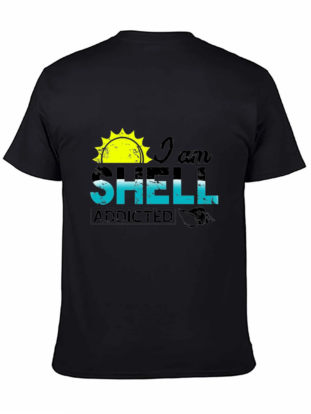 I am Shell Addicted T-Shirt - Beach Lover Tee product image 4