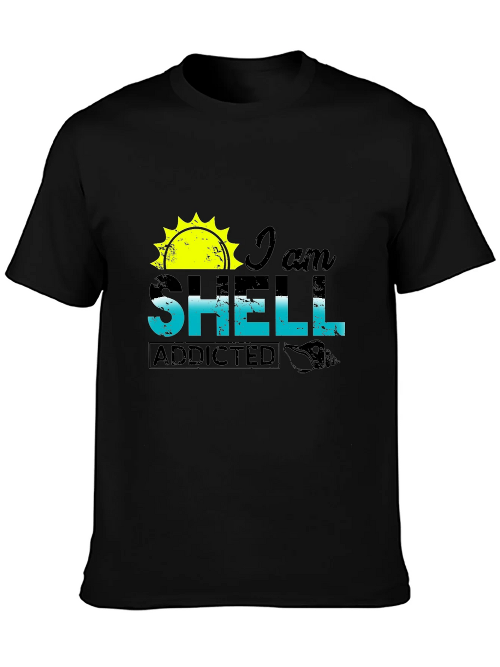 I am Shell Addicted T-Shirt - Beach Lover Tee product image 3