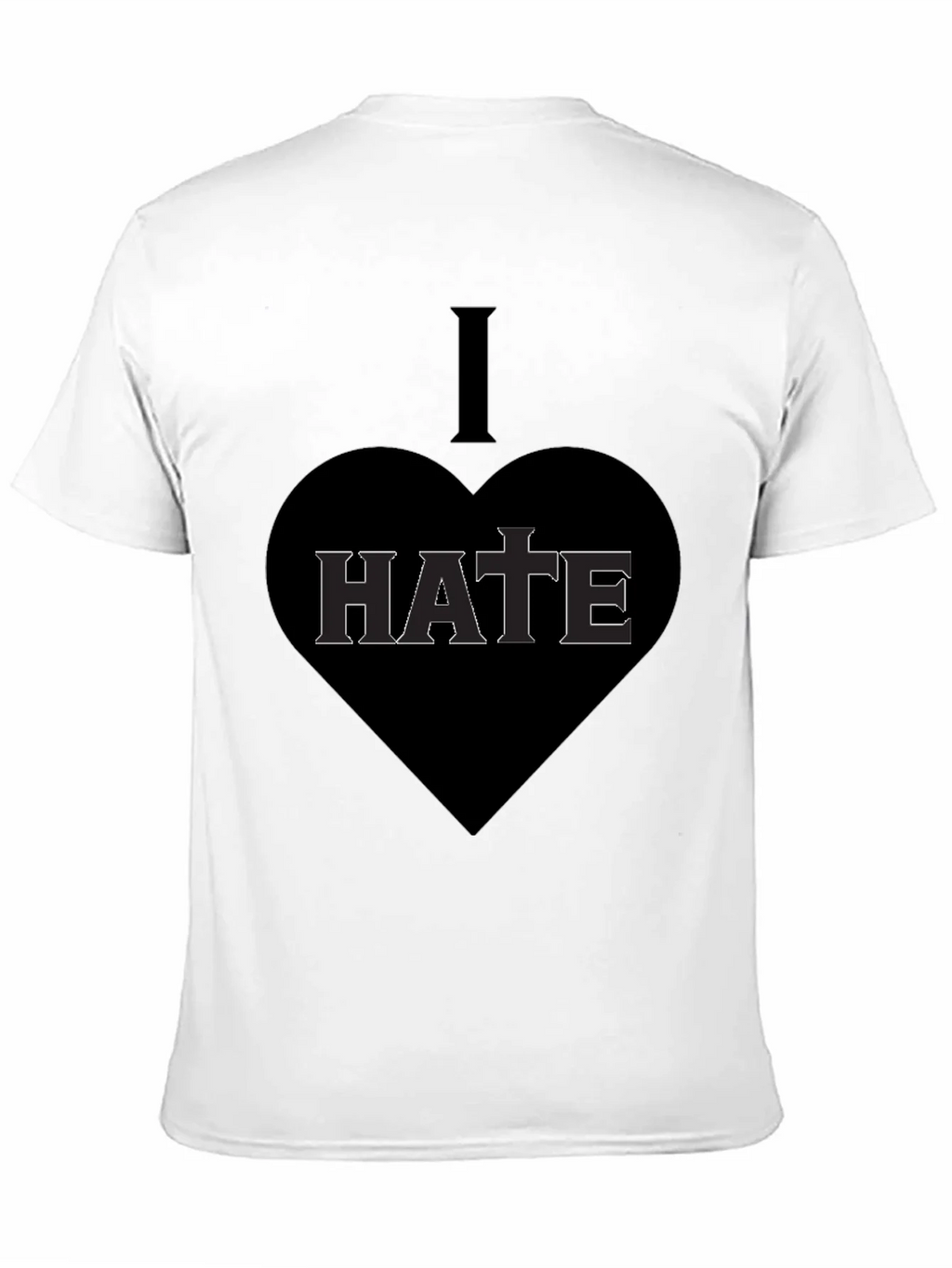 I Heart Hate Graphic T-Shirt - Dark Humor Tee product image 10