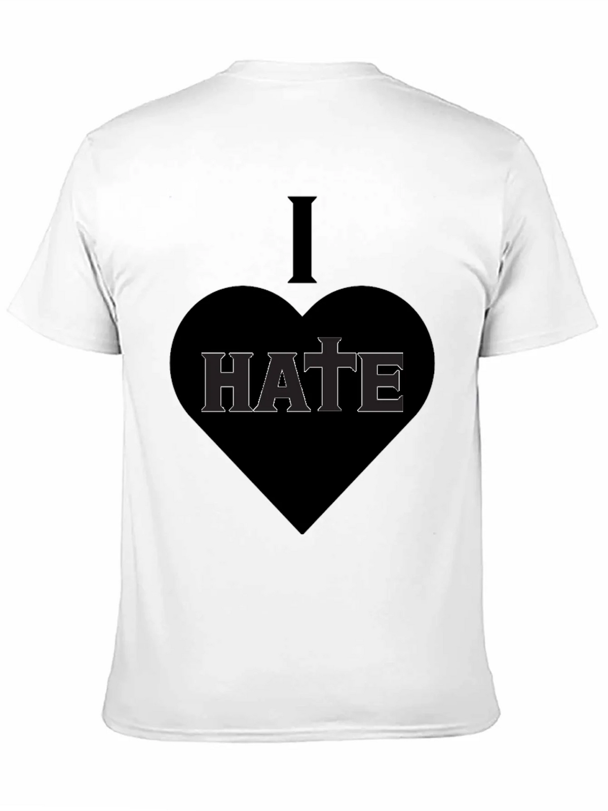 I Heart Hate Graphic T-Shirt - Dark Humor Tee product image 10