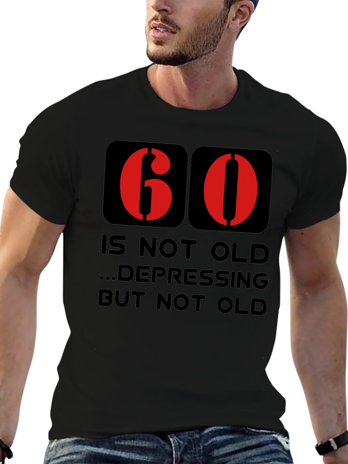 Funny 60th Birthday T-Shirt - Not Old Graphic Tee product image 6