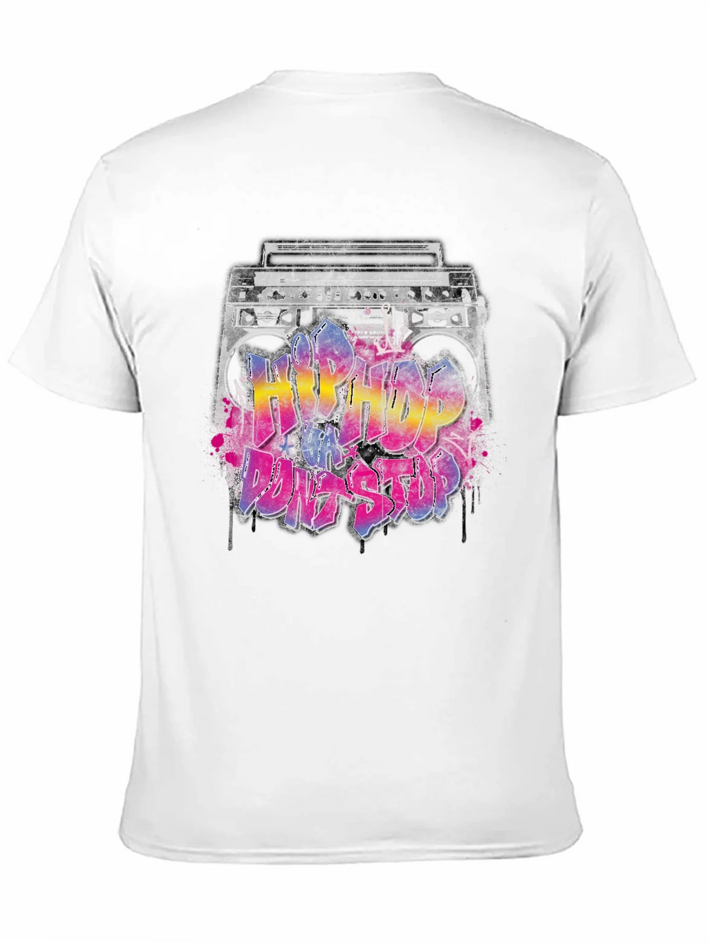 Hip Hop Boombox Graphic T-Shirt product image 9