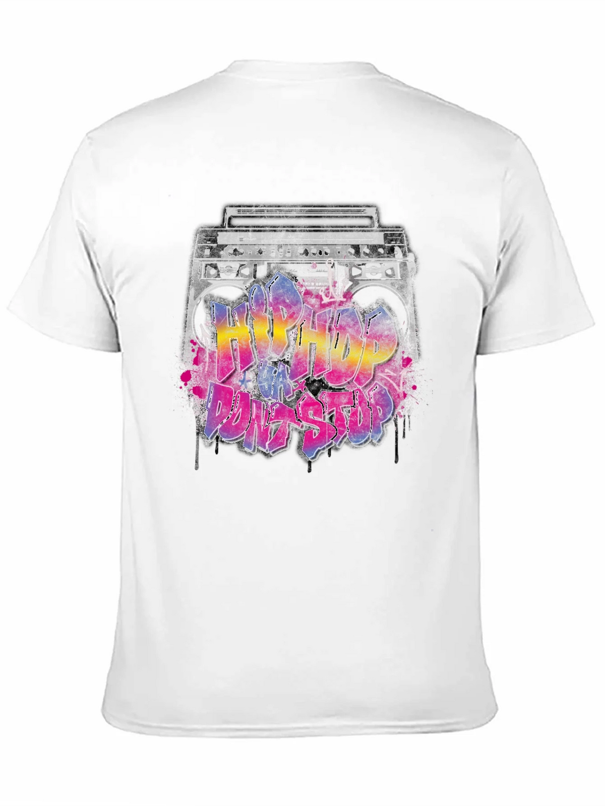 Hip Hop Boombox Graphic T-Shirt product image 9