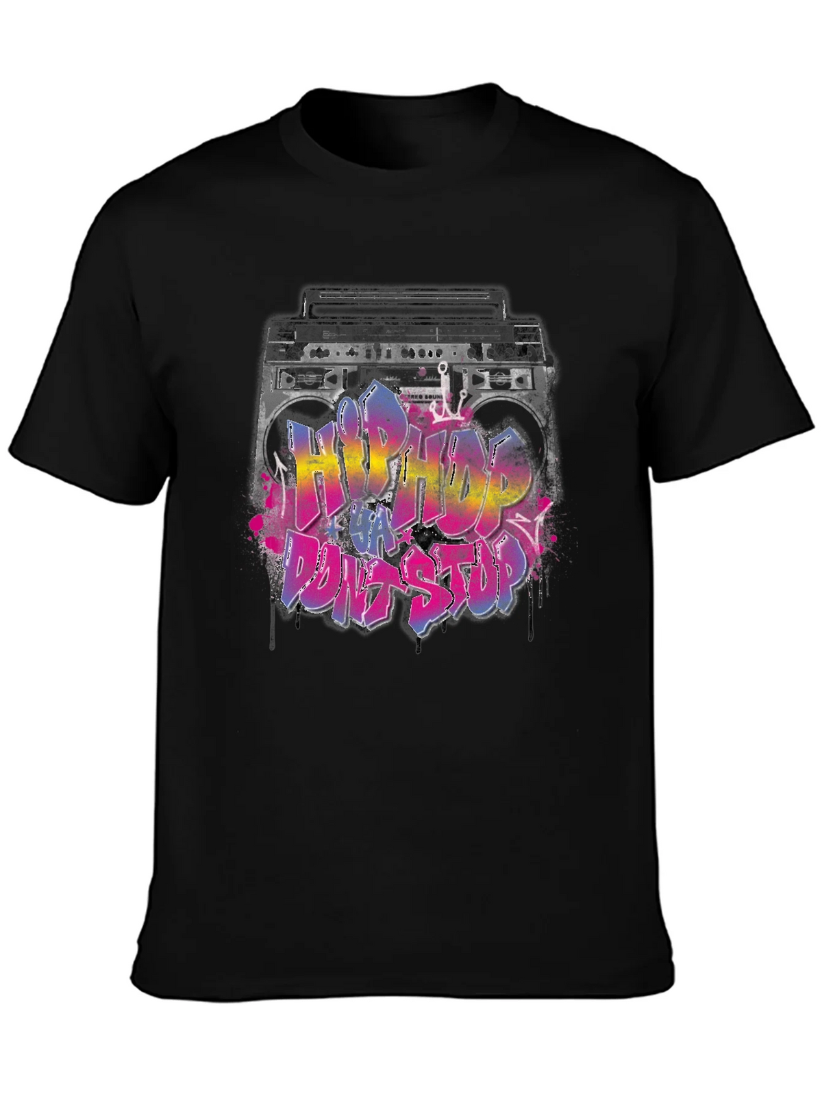 Hip Hop Boombox Graphic T-Shirt product image 3