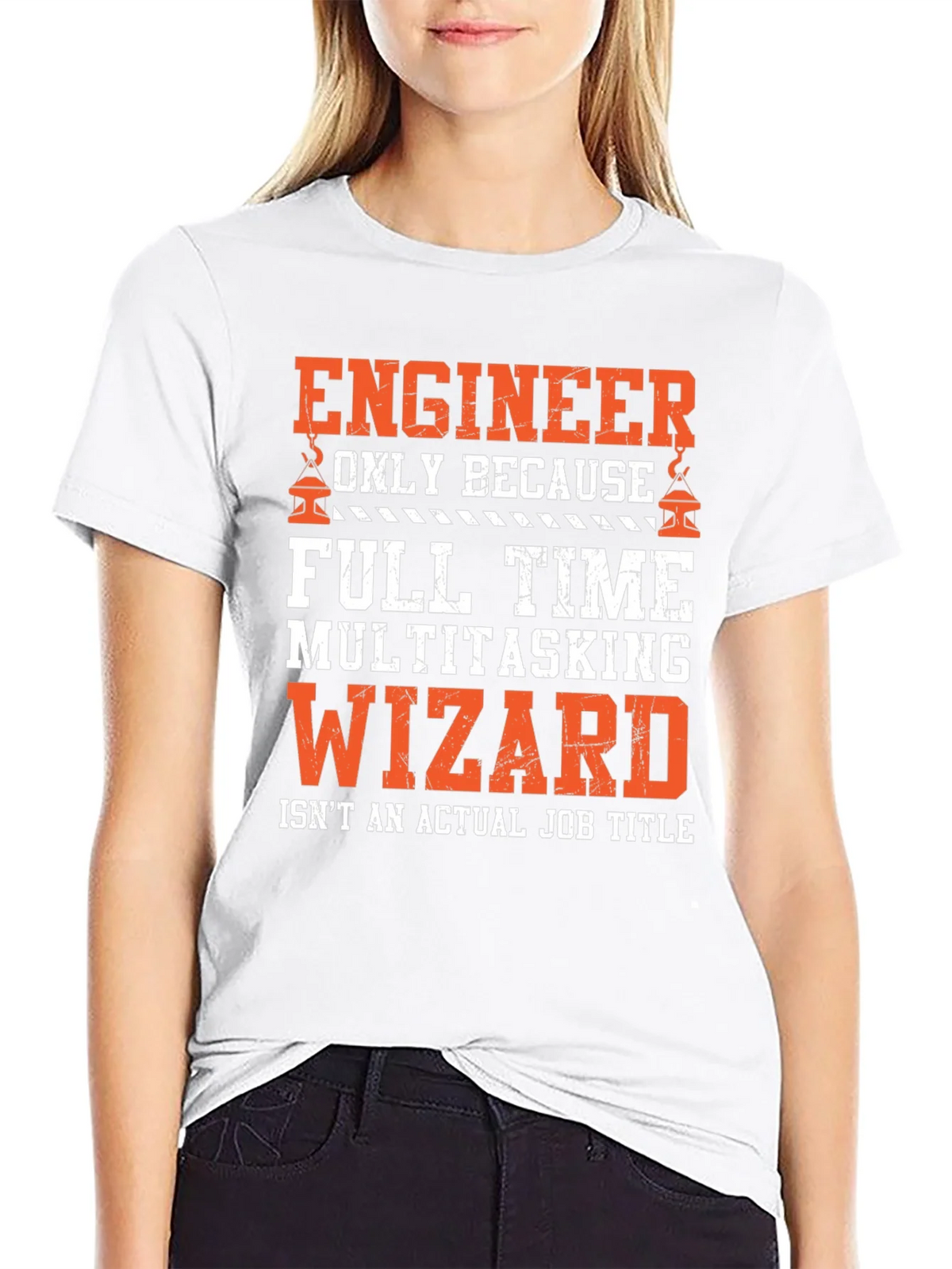 Engineer Multitasking Wizard Black Graphic T-Shirt product image 8