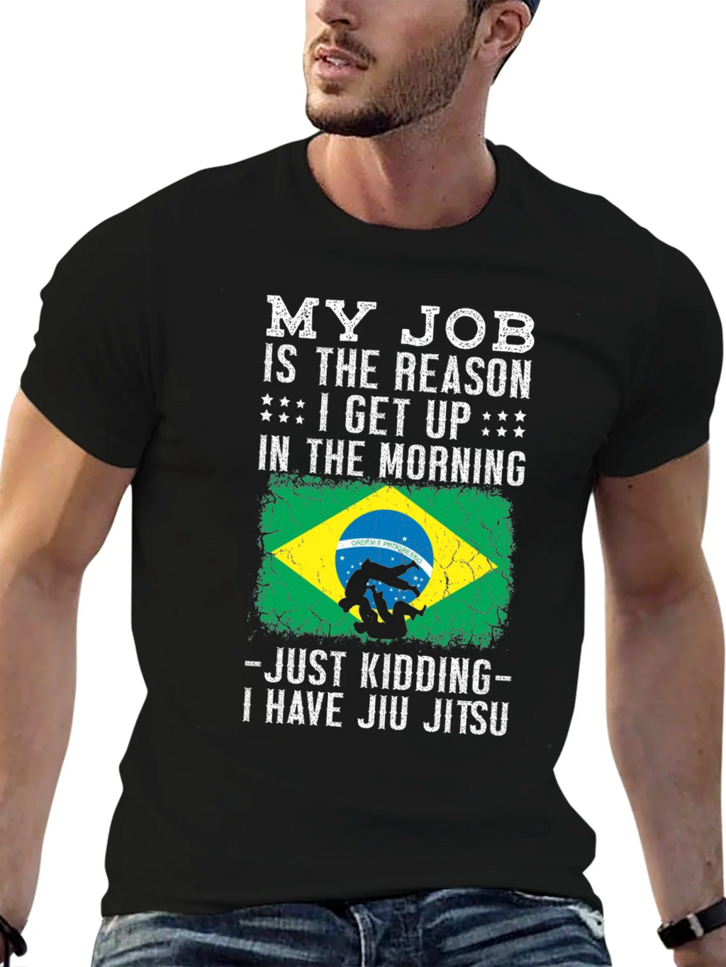 Jiu Jitsu T-Shirt - My Job is the Reason Funny Tee product image 6
