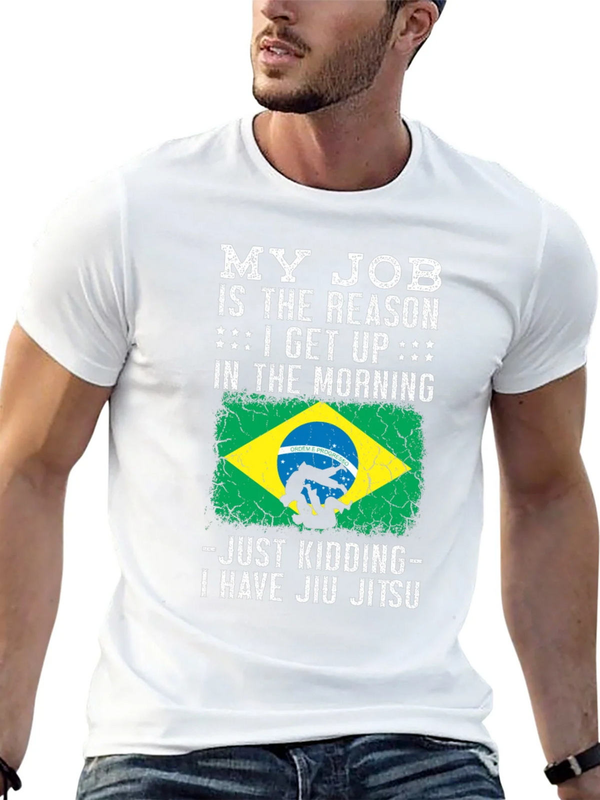 Jiu Jitsu T-Shirt - My Job is the Reason Funny Tee product image 12