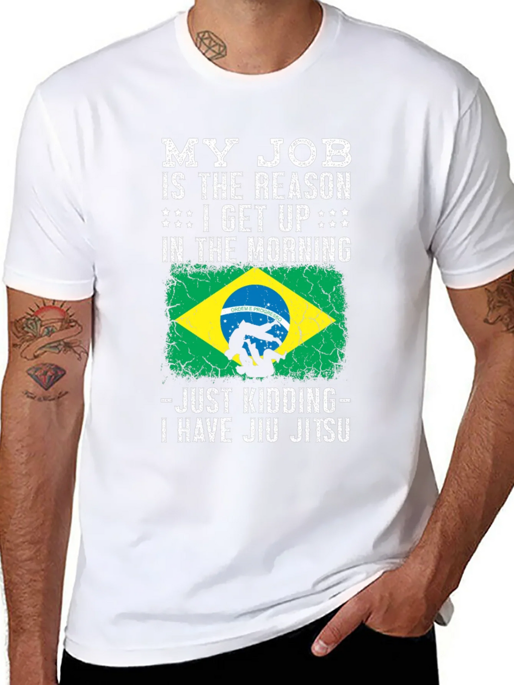 Jiu Jitsu T-Shirt - My Job is the Reason Funny Tee product image 7