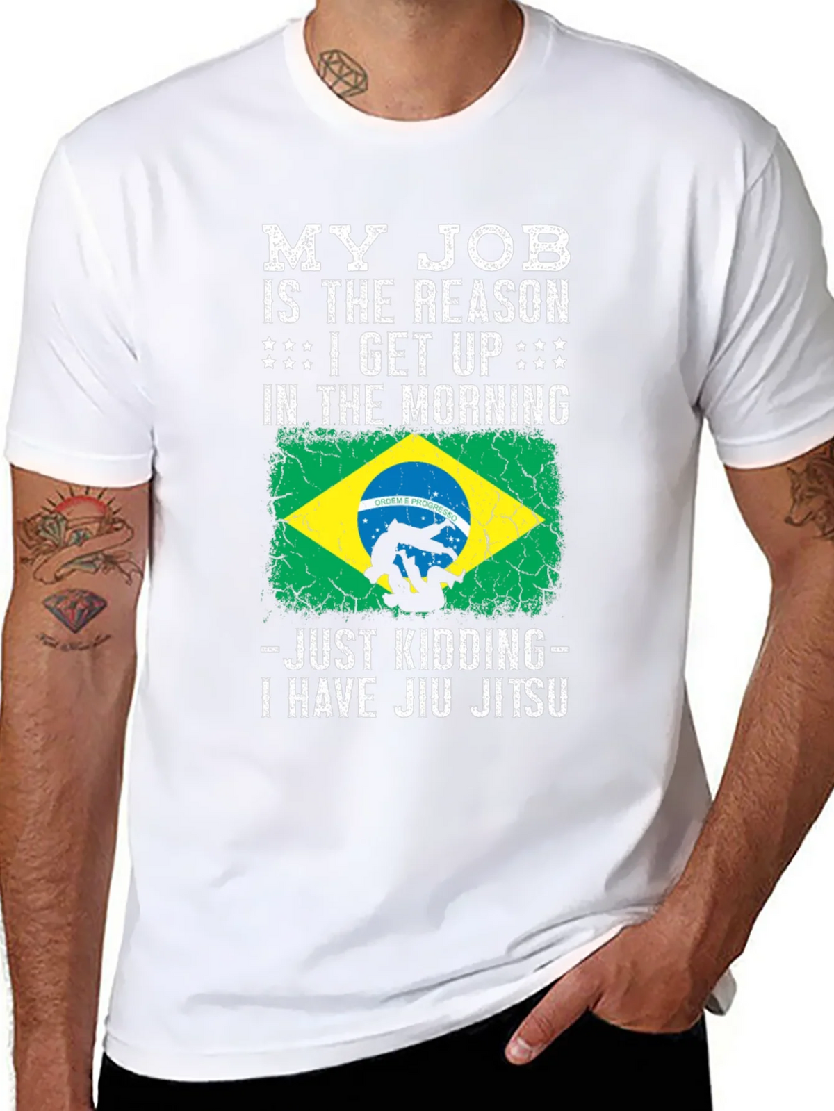 Jiu Jitsu T-Shirt - My Job is the Reason Funny Tee product image 7