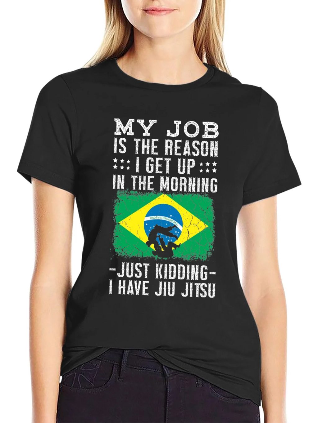 Jiu Jitsu T-Shirt - My Job is the Reason Funny Tee product image 2