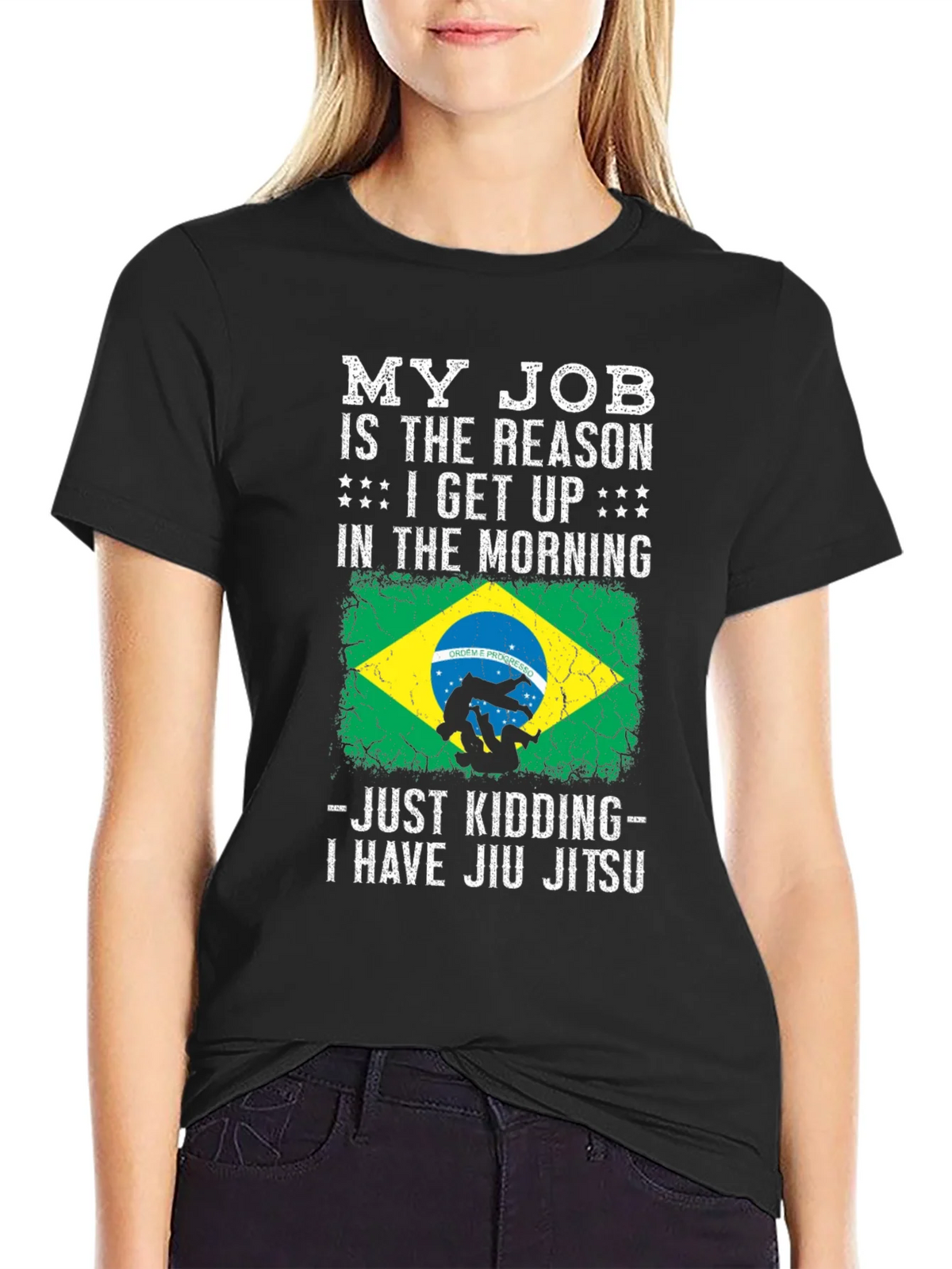 Jiu Jitsu T-Shirt - My Job is the Reason Funny Tee product image 2