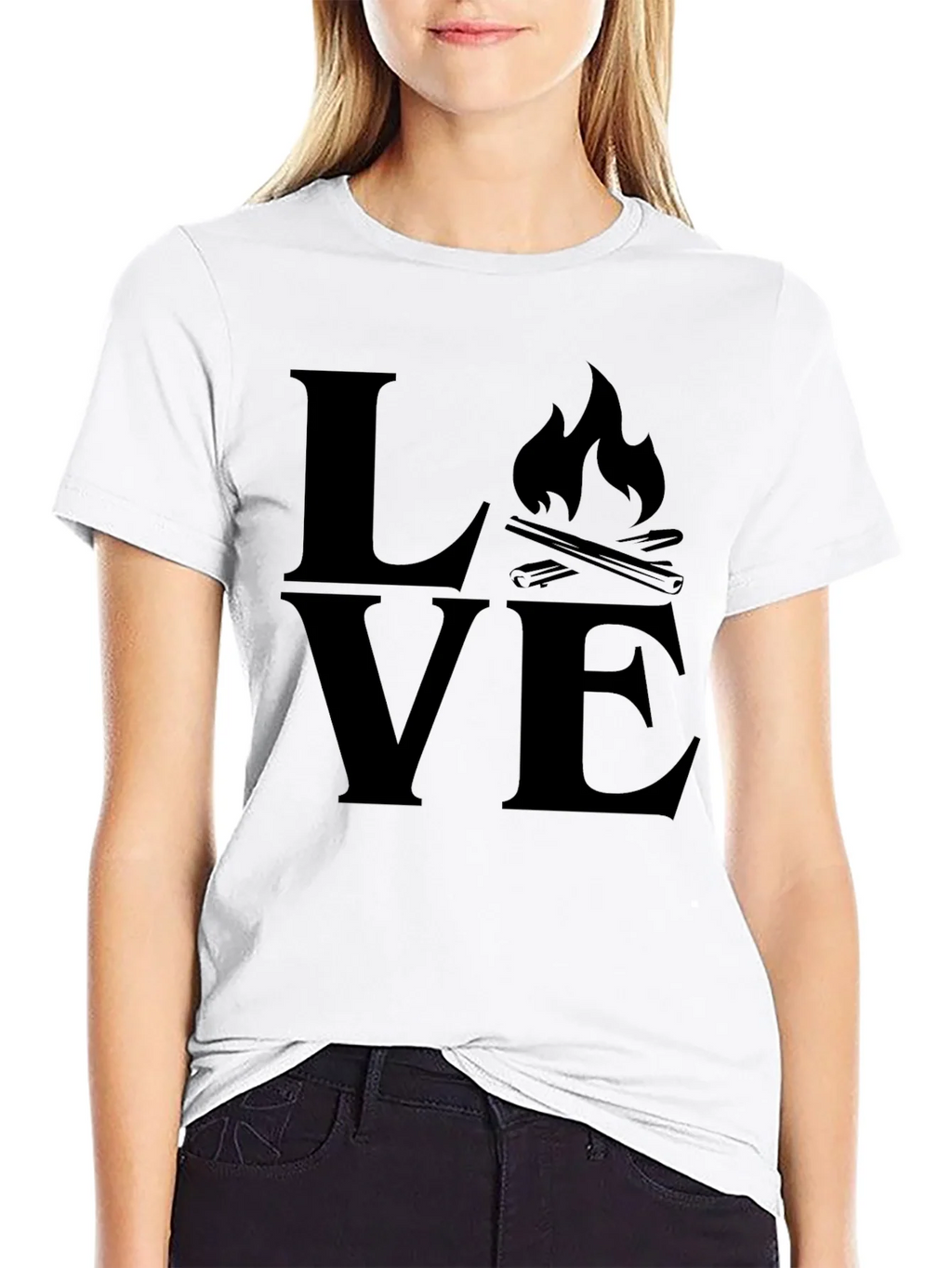 Love Camping Black T-Shirt product image 6