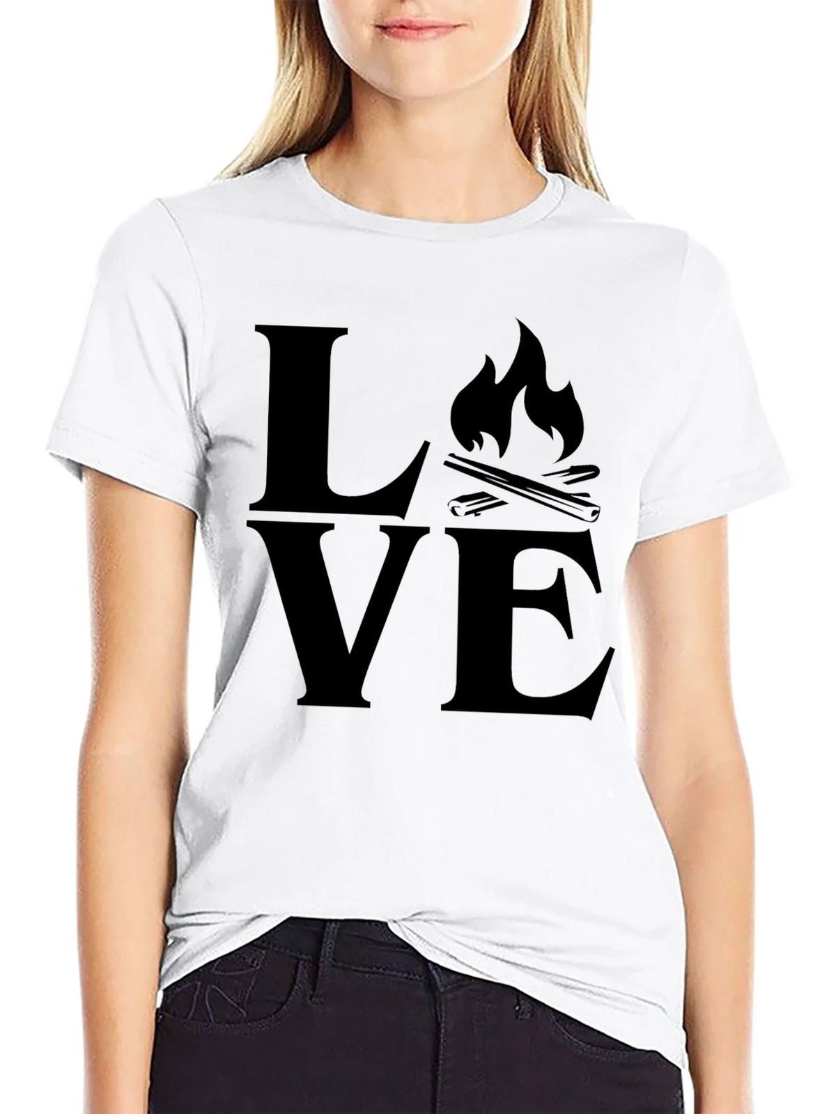 Love Camping Black T-Shirt product image 6