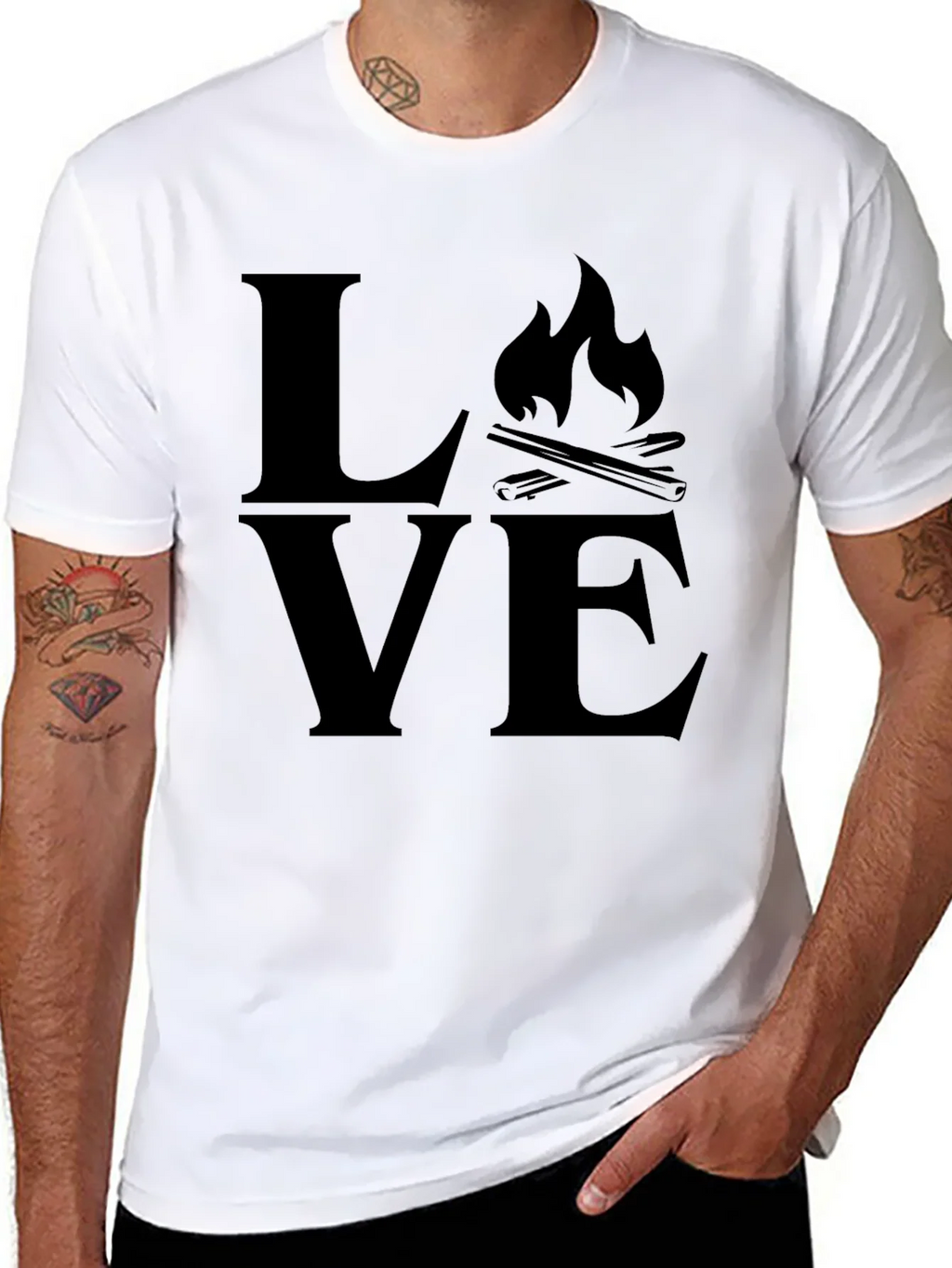 Love Camping Black T-Shirt product image 5