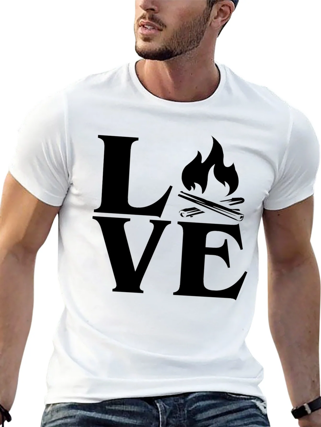 Love Camping Black T-Shirt product image 10