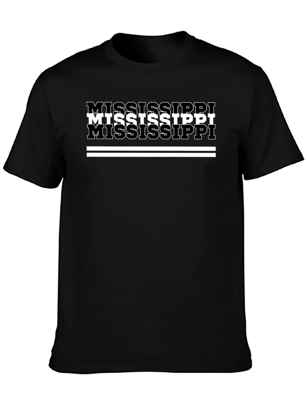 Mississippi State Pride Graphic Tee - Black product image 3