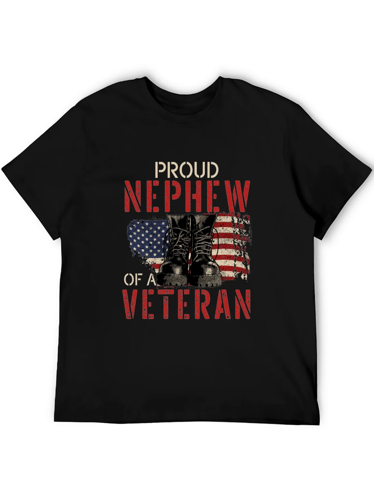 Proud Nephew of a Veteran T-Shirt product image 2