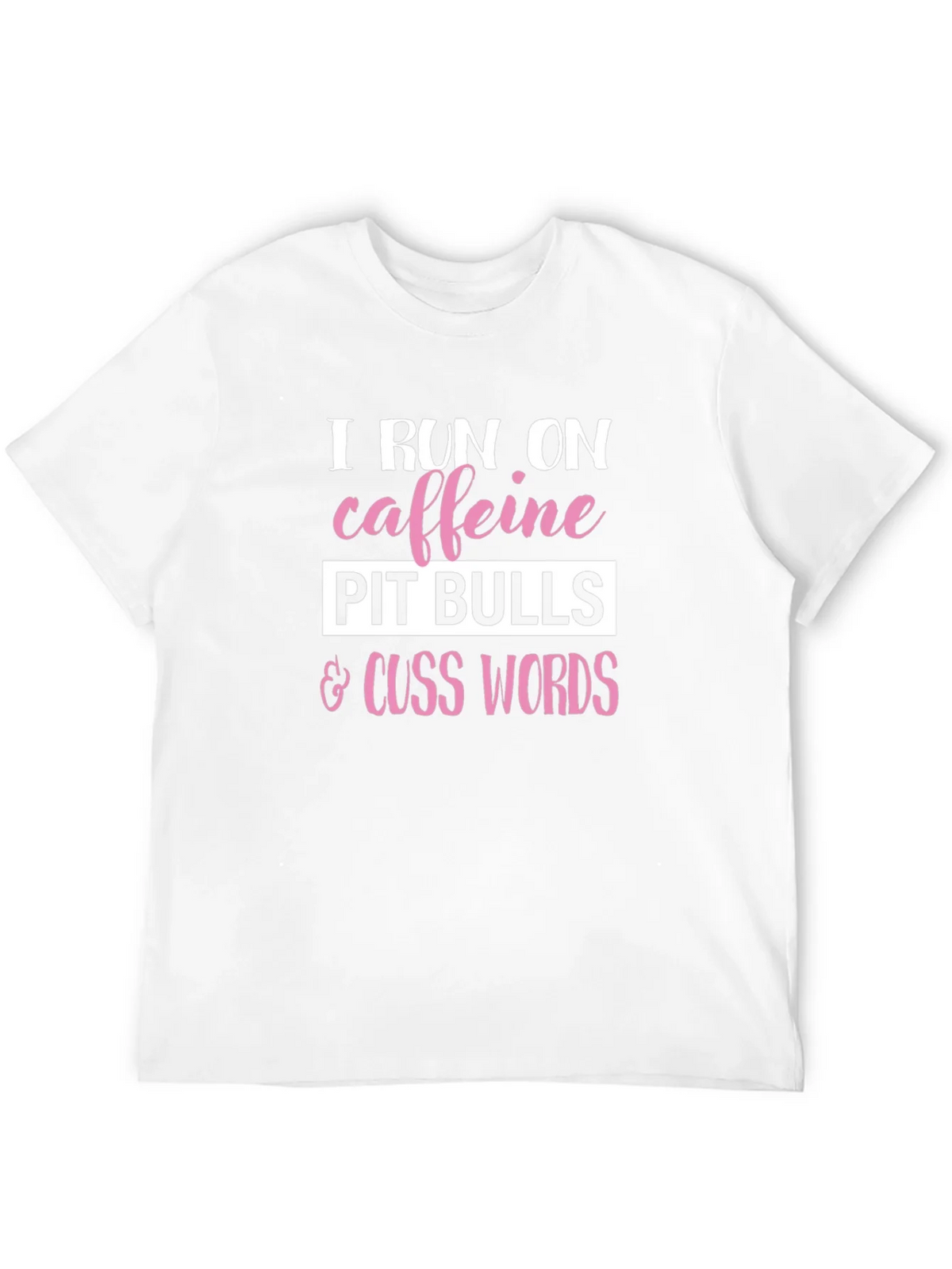 Caffeine Pitbulls Cuss Words Graphic Tee product image 11