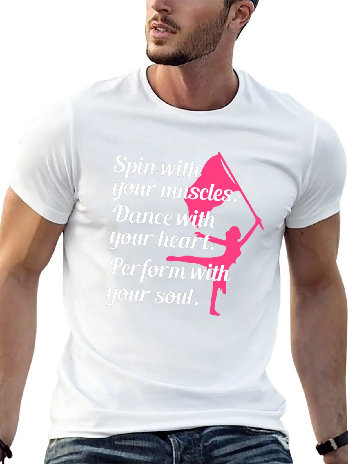 Spin with Your Muscles Graphic T-Shirt product image 12