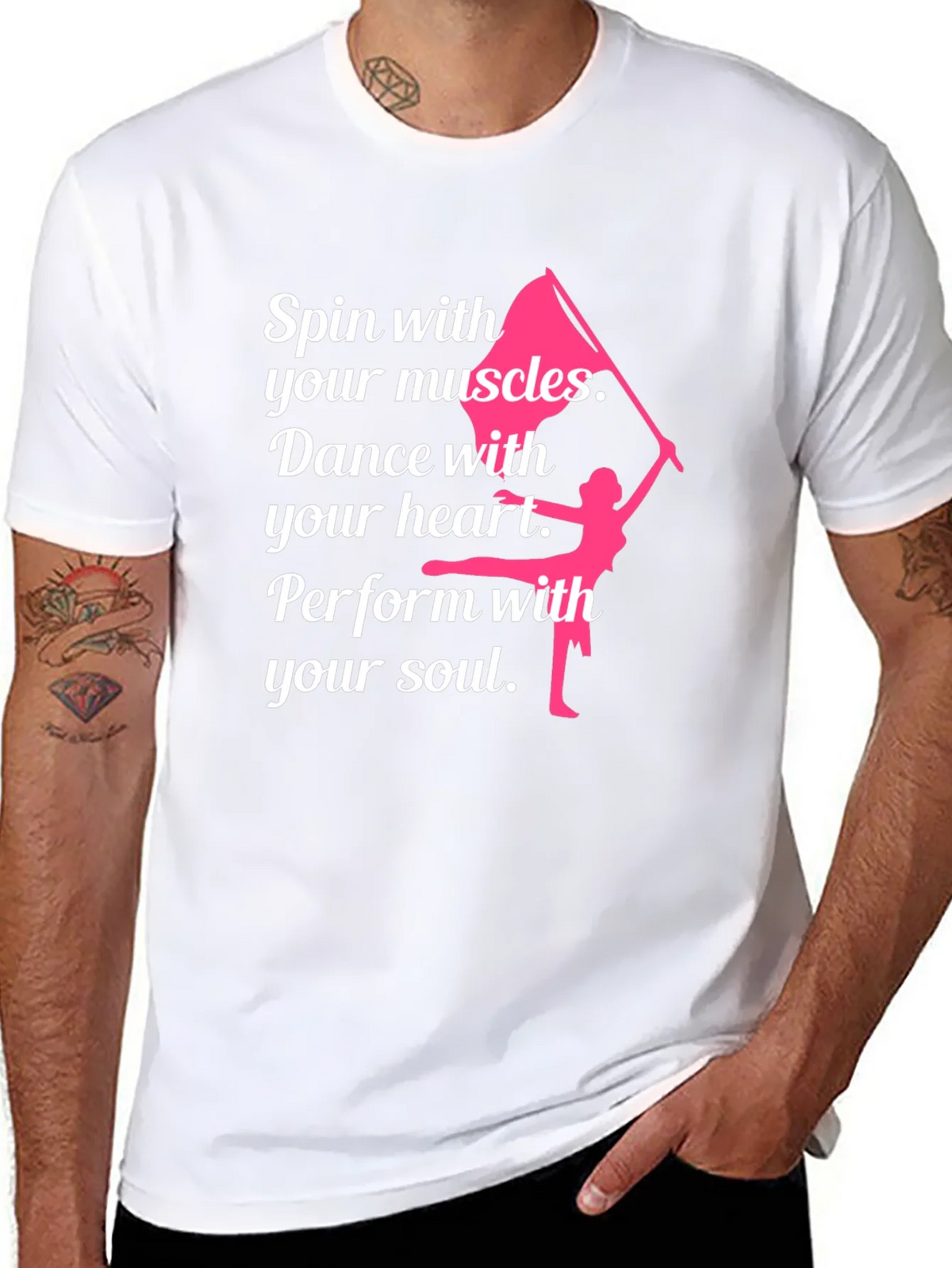 Spin with Your Muscles Graphic T-Shirt product image 7