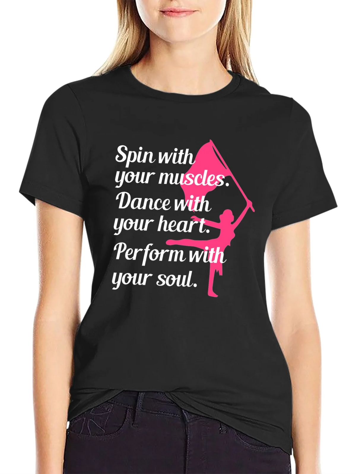 Spin with Your Muscles Graphic T-Shirt product image 2