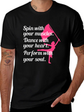 Spin with Your Muscles Graphic T-Shirt product image 1