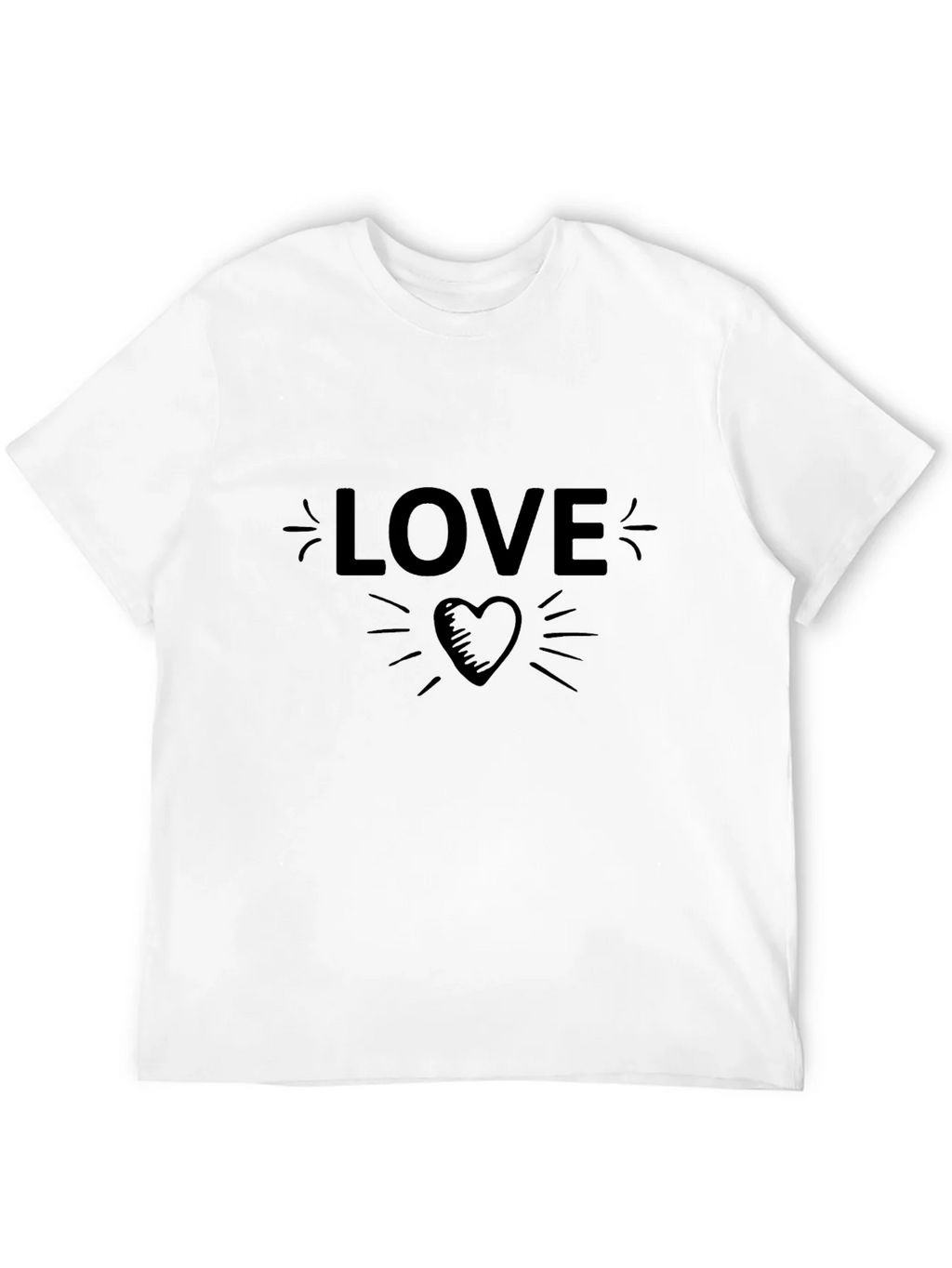 Love Heart Graphic Tee - Soft Cotton Blend product image 11