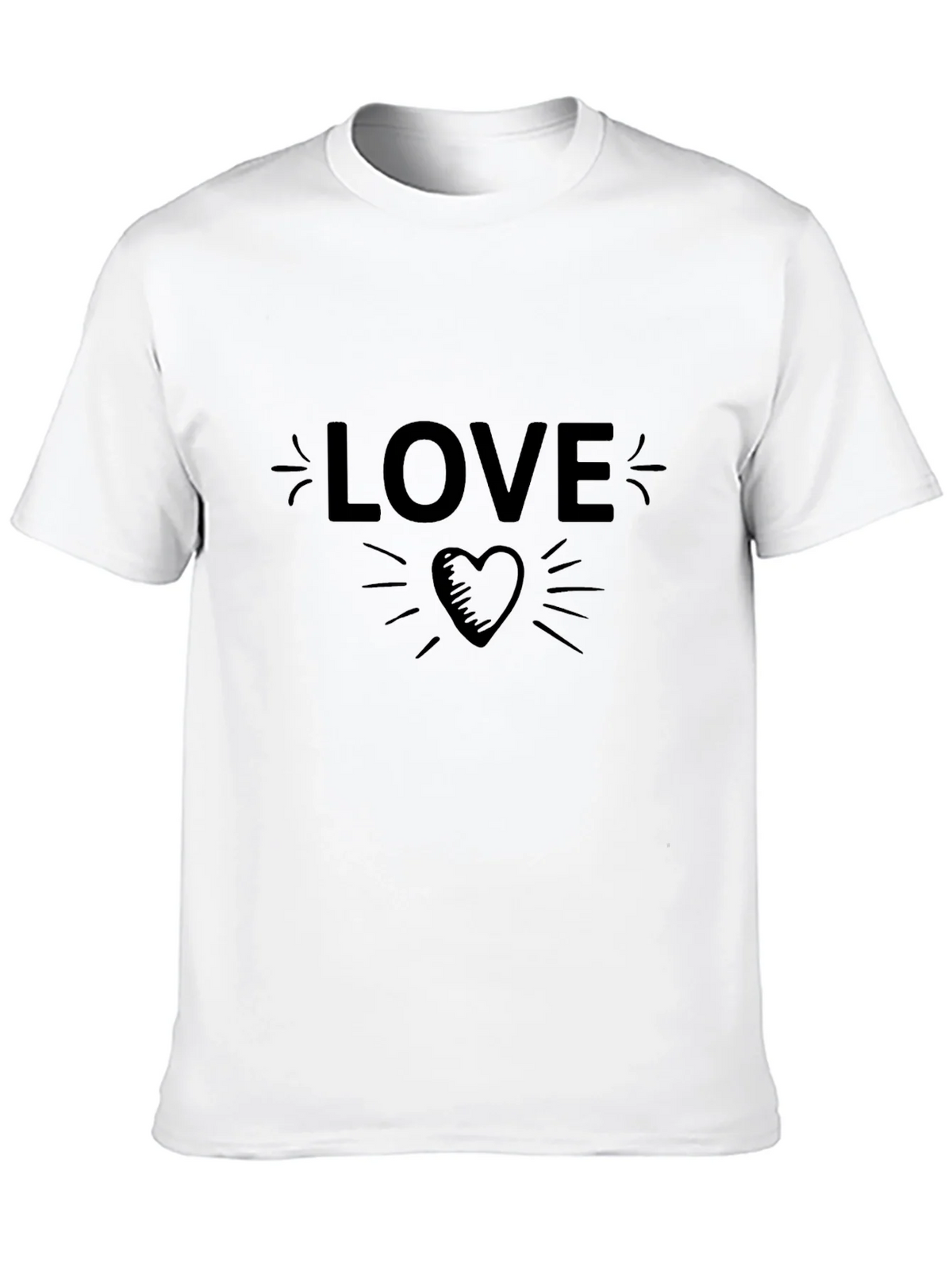 Love Heart Graphic Tee - Soft Cotton Blend product image 9