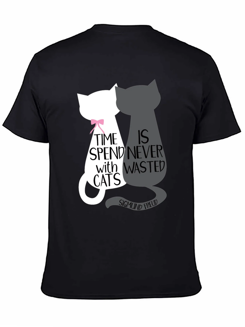 Cat Lover T-Shirt - Freud Quote product image 1