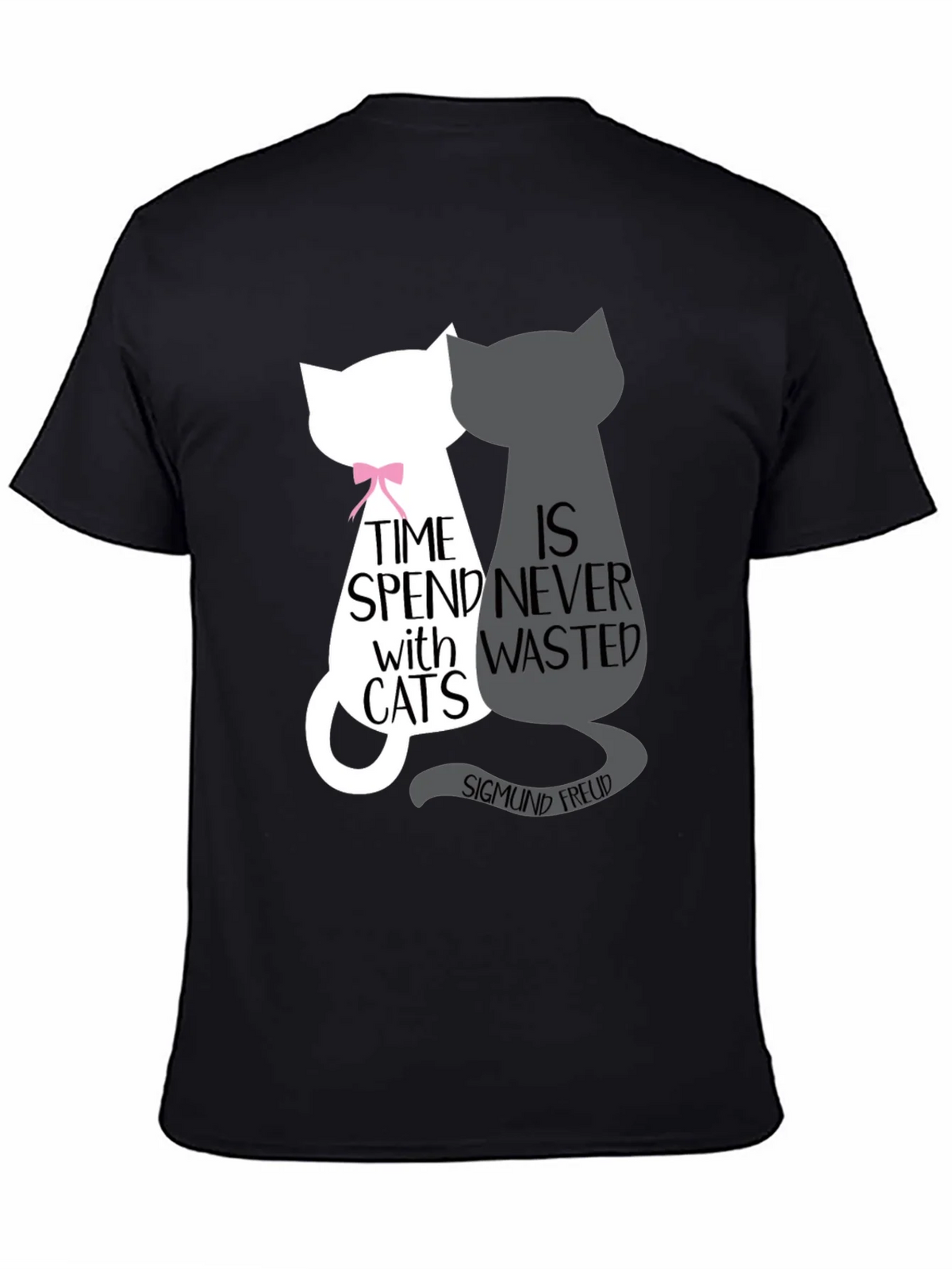 Cat Lover T-Shirt - Freud Quote product image 1