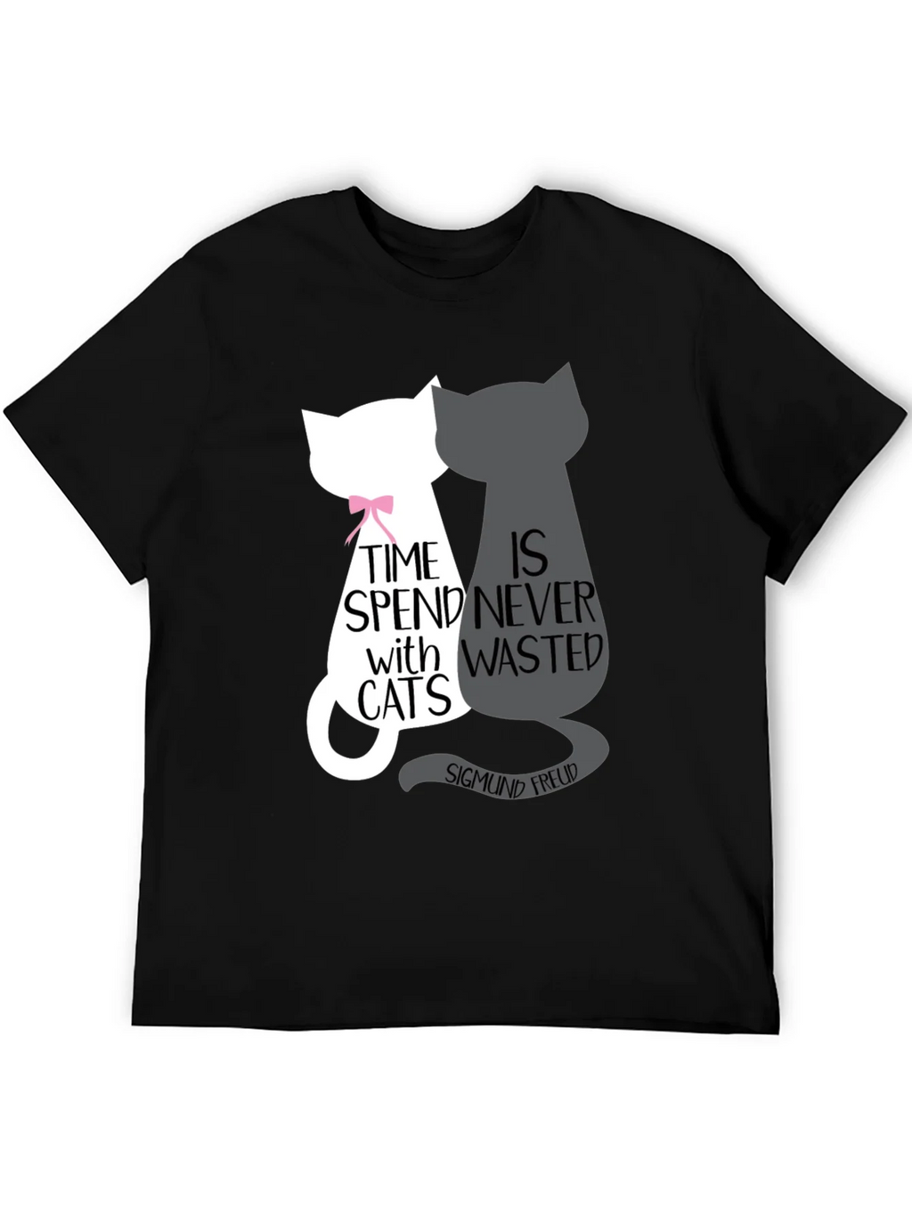 Cat Lover T-Shirt - Freud Quote product image 2