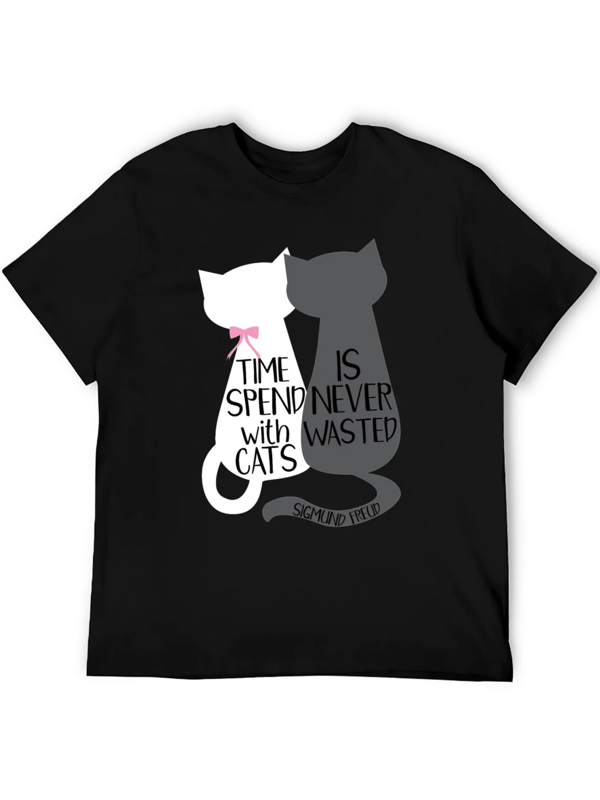 Cat Lover T-Shirt - Freud Quote product image 2