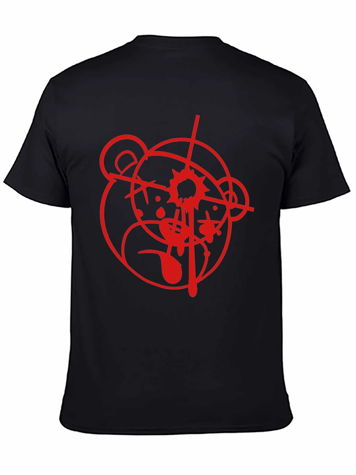 Graphic Bear Target Black T-Shirt product image 4