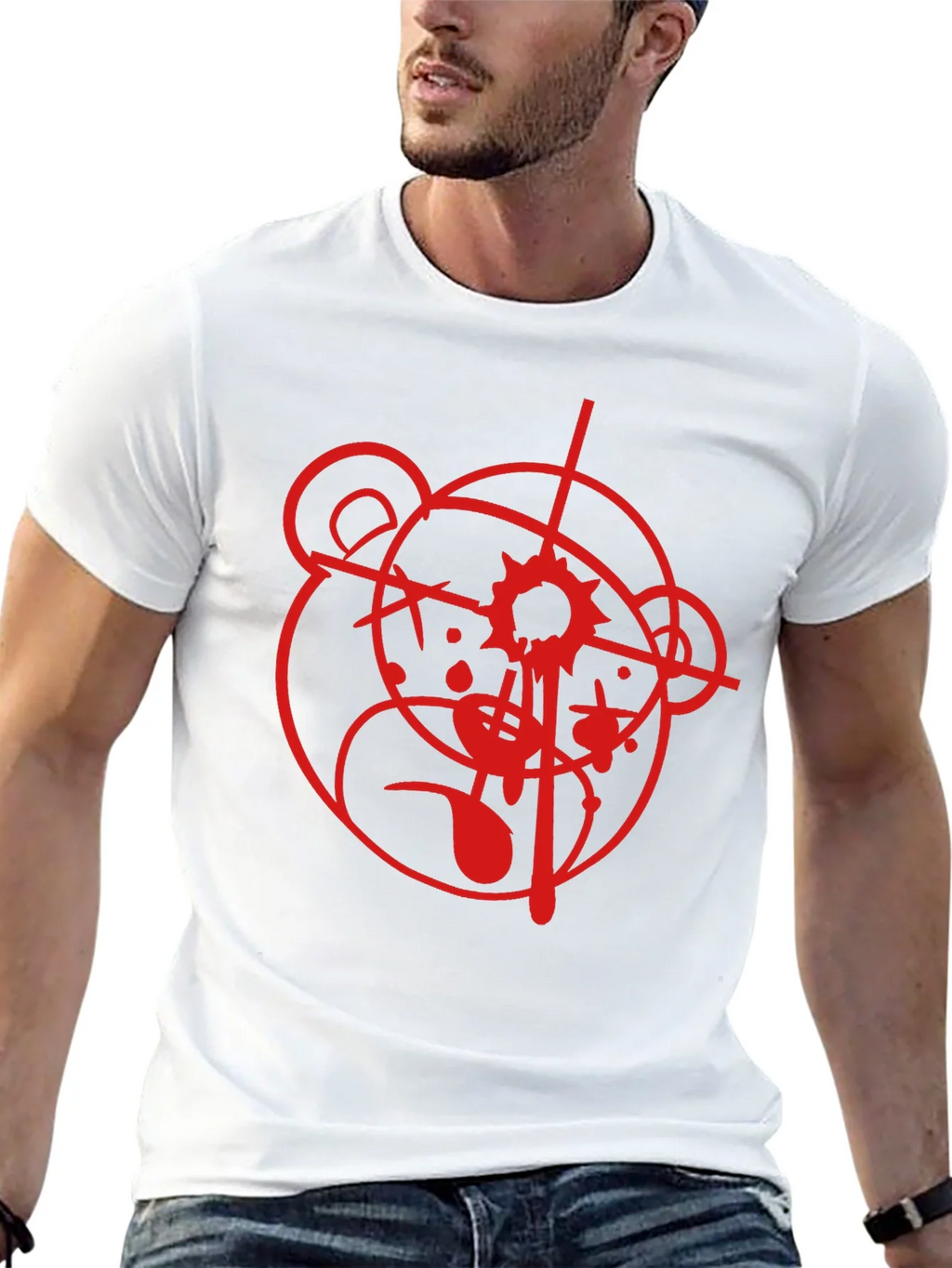 Graphic Bear Target Black T-Shirt product image 12