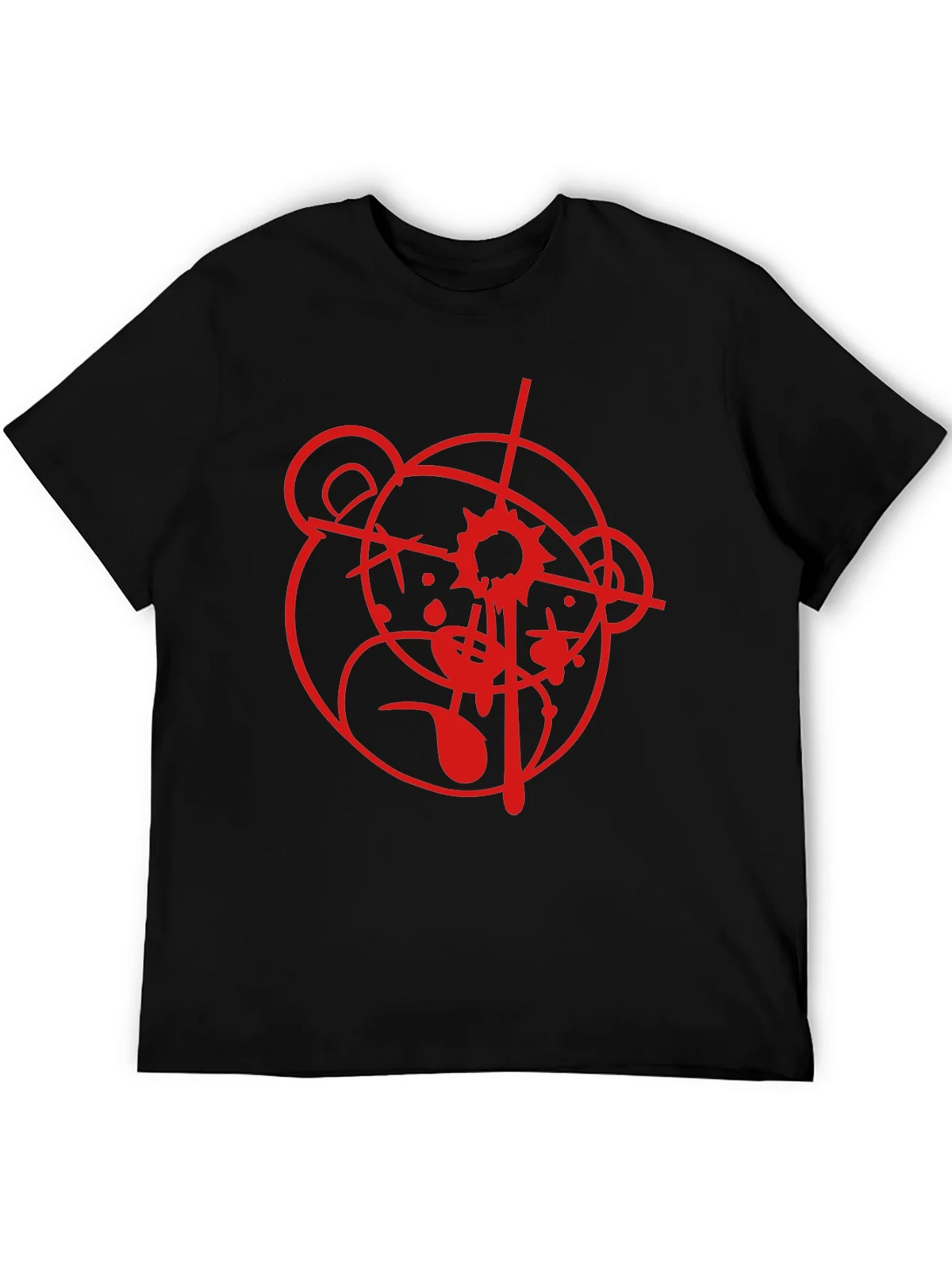 Graphic Bear Target Black T-Shirt product image 5