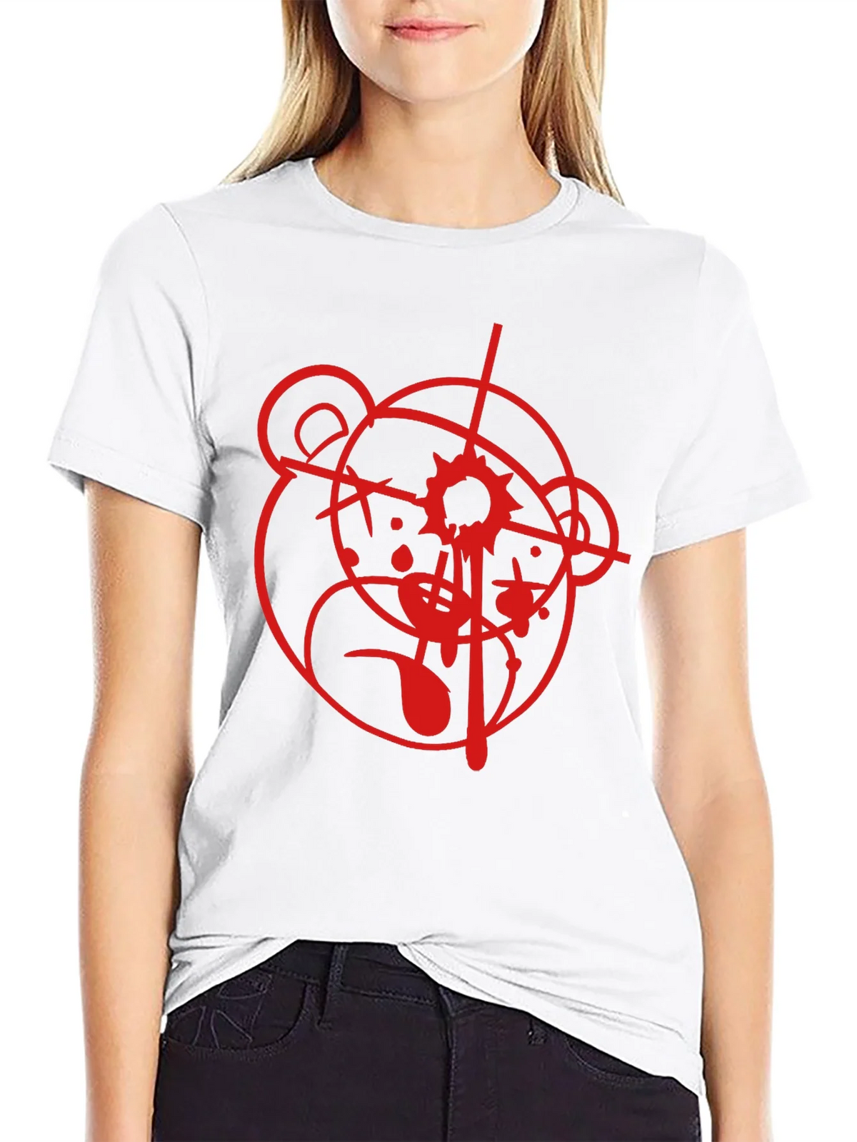 Graphic Bear Target Black T-Shirt product image 8