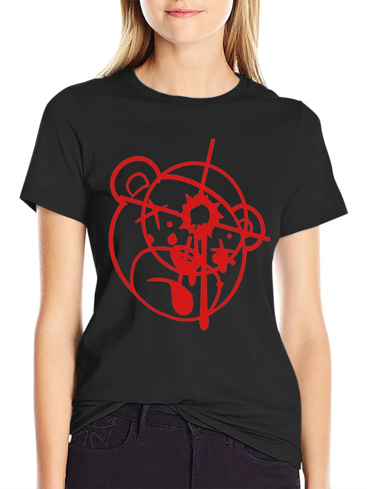 Graphic Bear Target Black T-Shirt product image 2