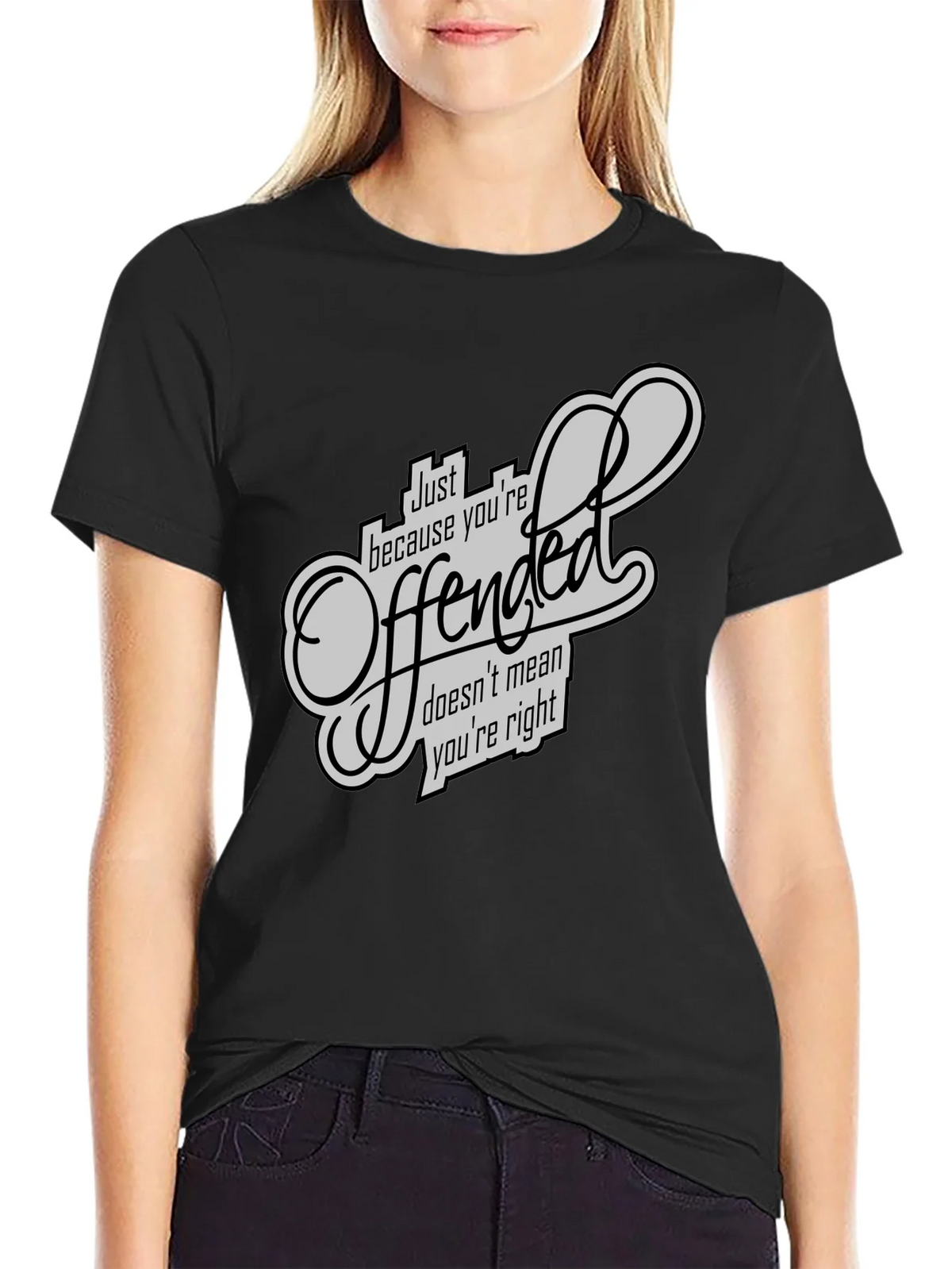 Offended T-Shirt - Funny Sarcastic Graphic Tee product image 2