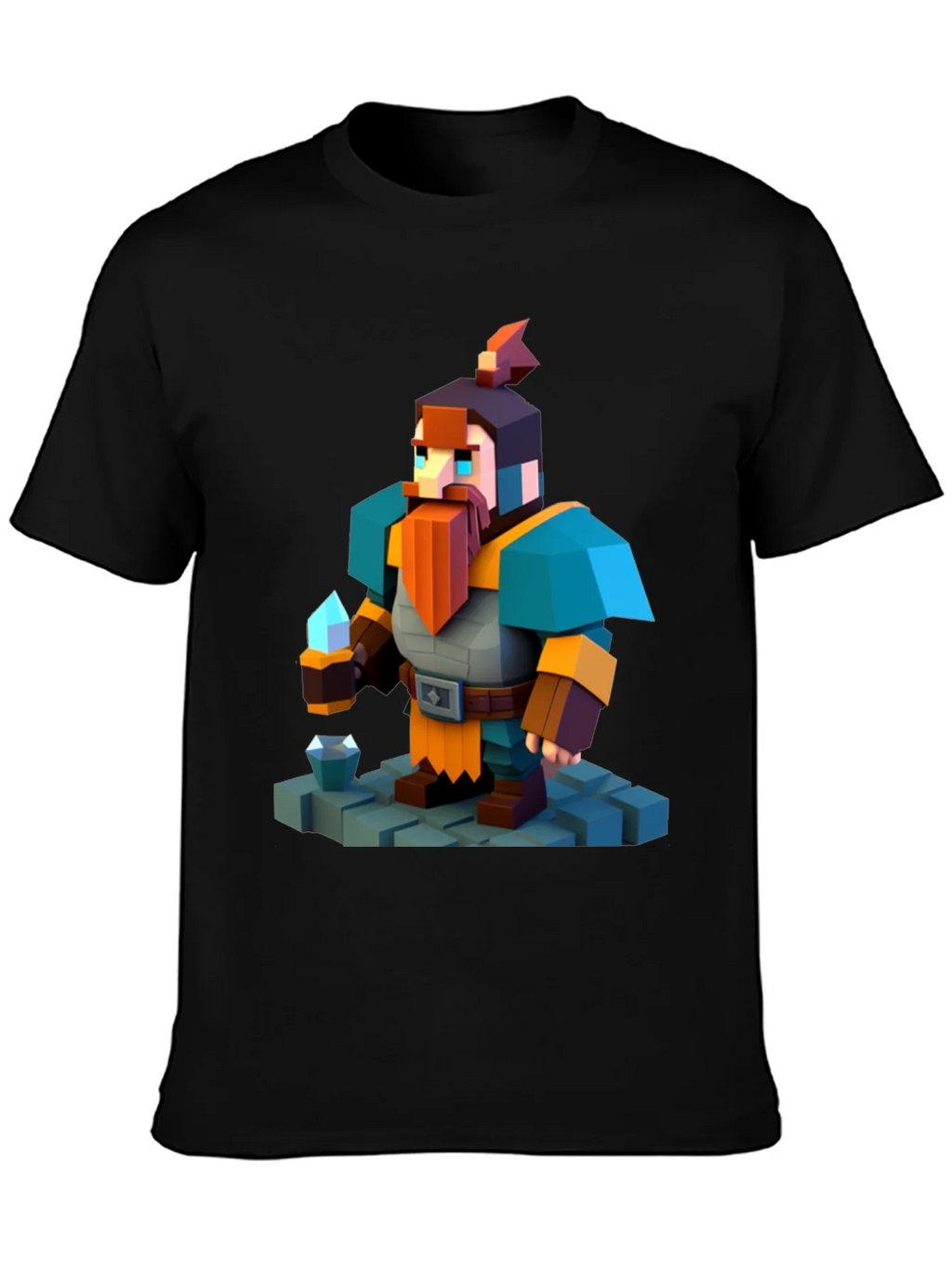 Pixelated Dwarf T-Shirt product image 3