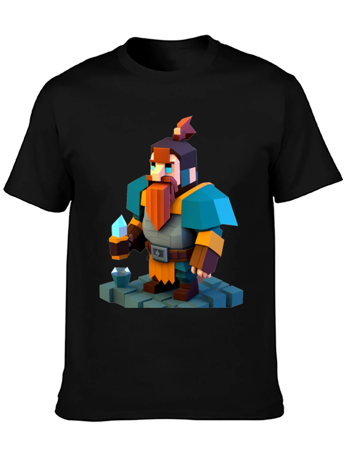 Pixelated Dwarf T-Shirt product image 3